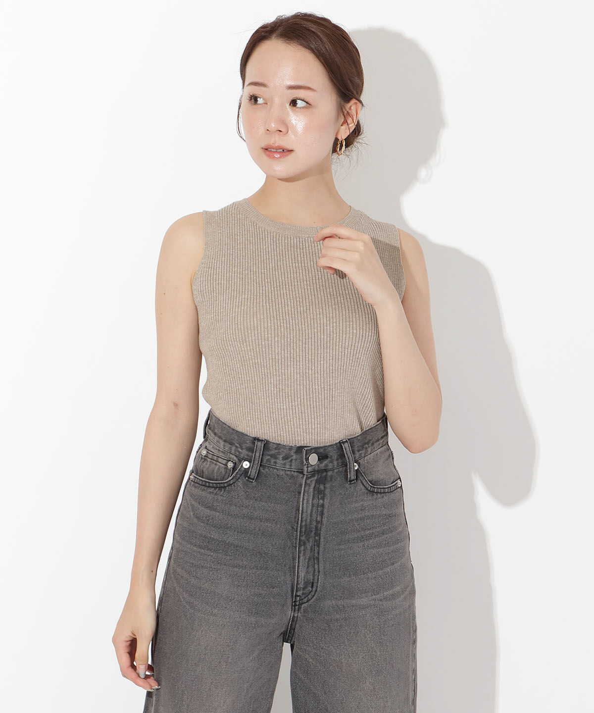 アンドクチュール「ManyWayレイヤードニットプルオーバー」|ニット・セーター|