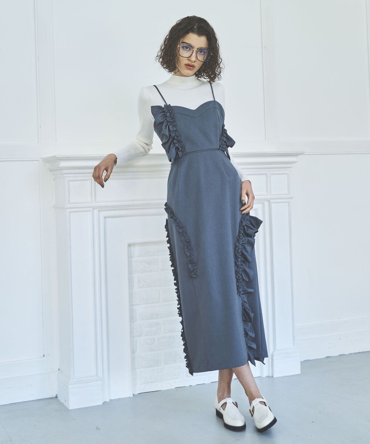 アンドクチュール「アシメフリルセットアップ」|ワンピース|