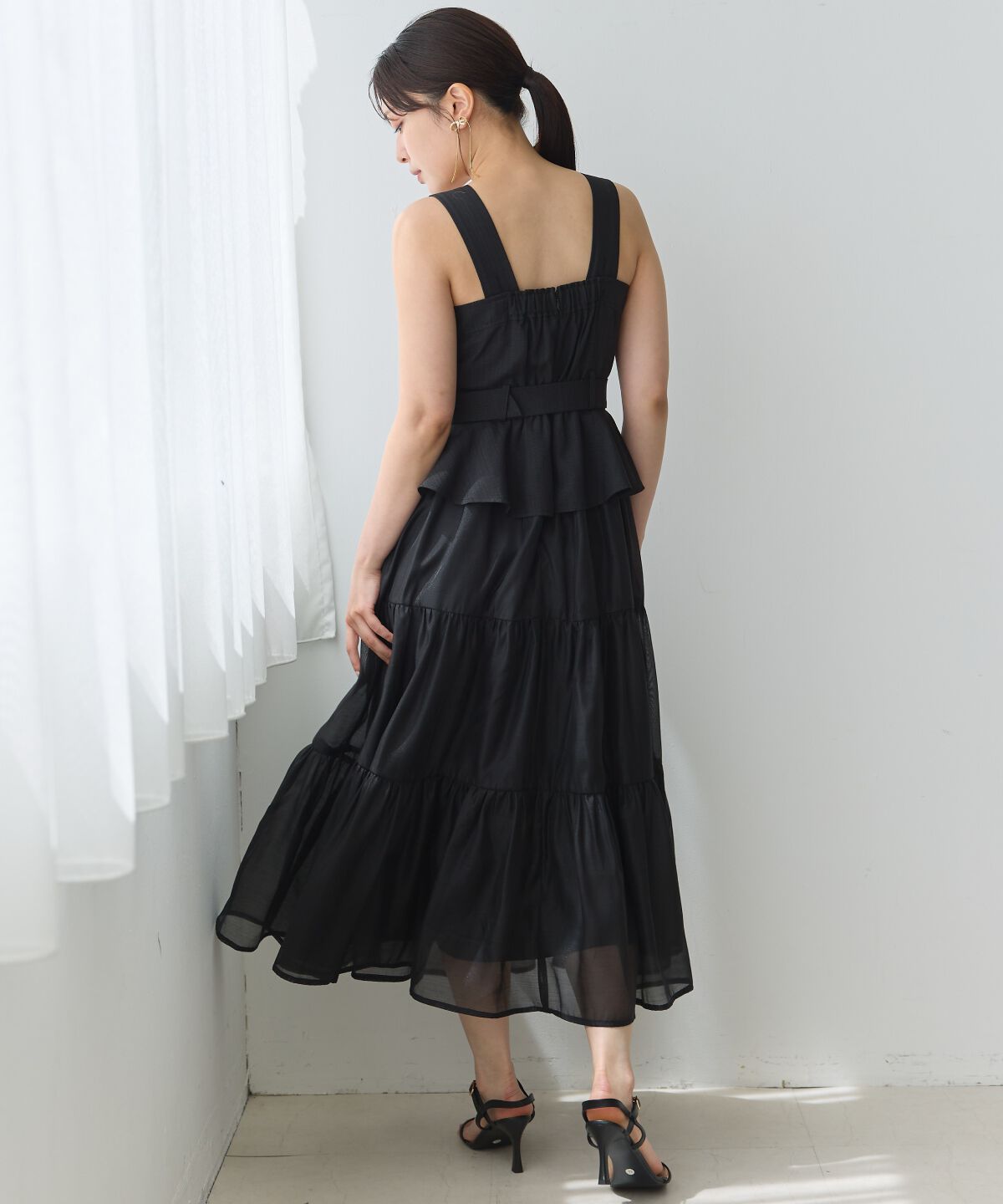 アンドクチュール「ビスチェドッキングワンピース」|ジャンパースカート|