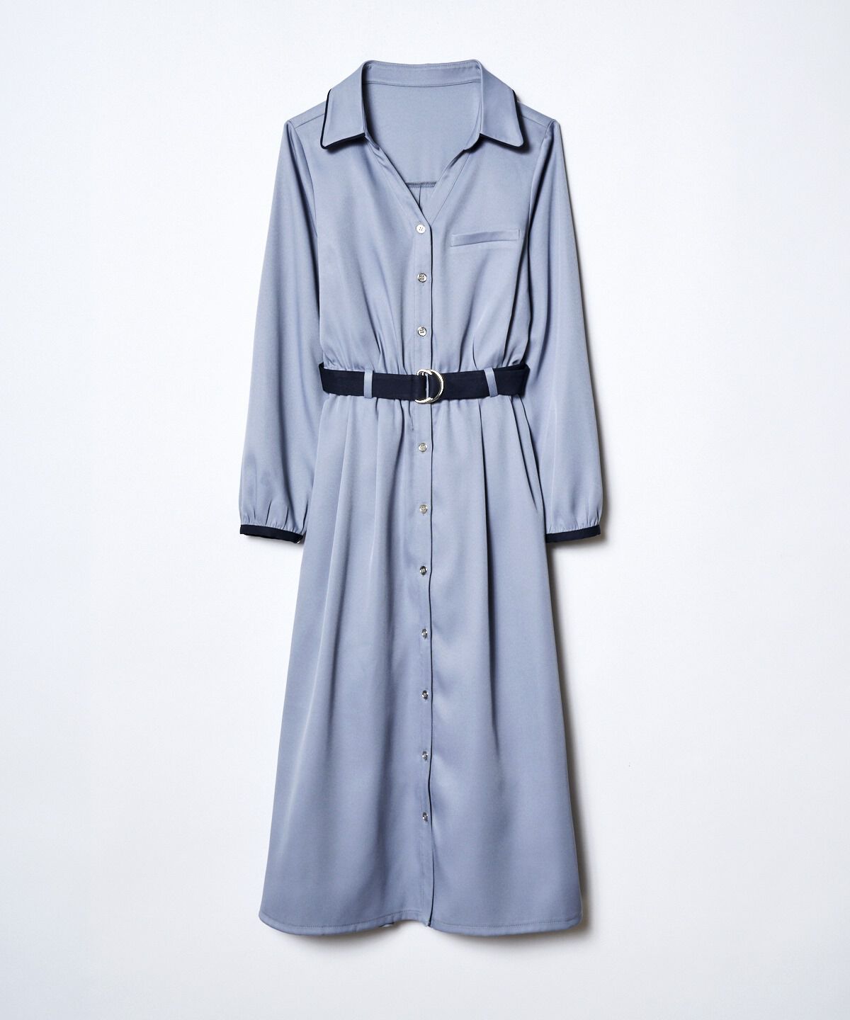 REDYAZEL「パイピングシャツワンピース」|ワンピース|