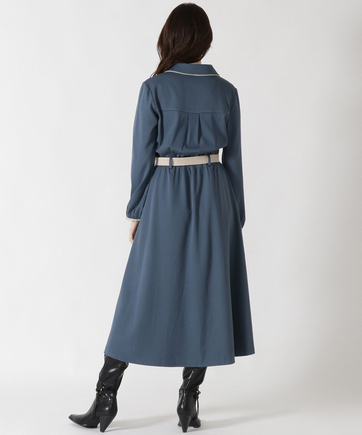 REDYAZEL「パイピングシャツワンピース」|ワンピース|