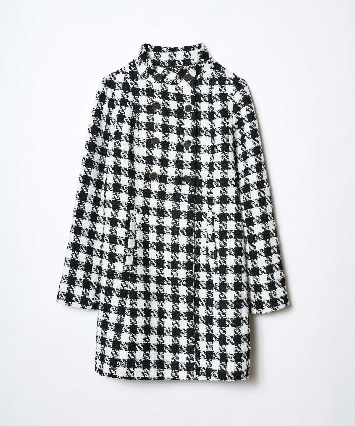 REDYAZEL「ファンシーツイードダブルボタンコート」|その他|