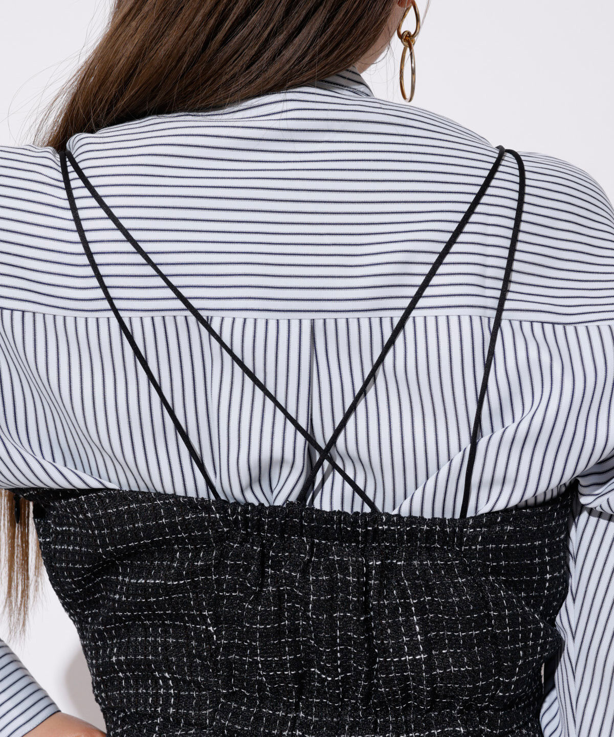 REDYAZEL「ツィードキャミロンパース」|オールインワン|