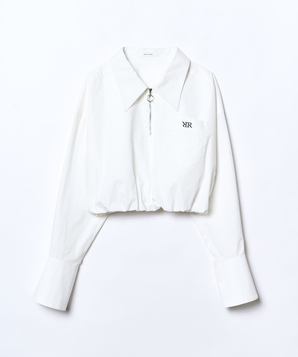 REDYAZEL「ジップ刺繍シャツ」|シャツ・ブラウス|