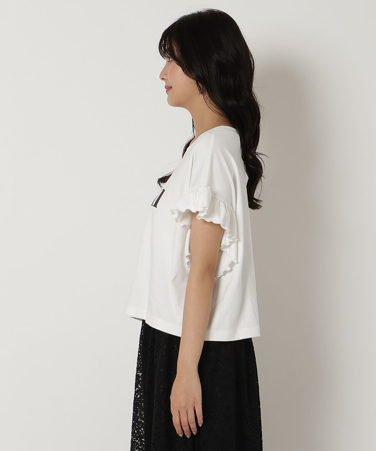 REDYAZEL「フリル袖Tシャツ」|Tシャツ・カットソー|