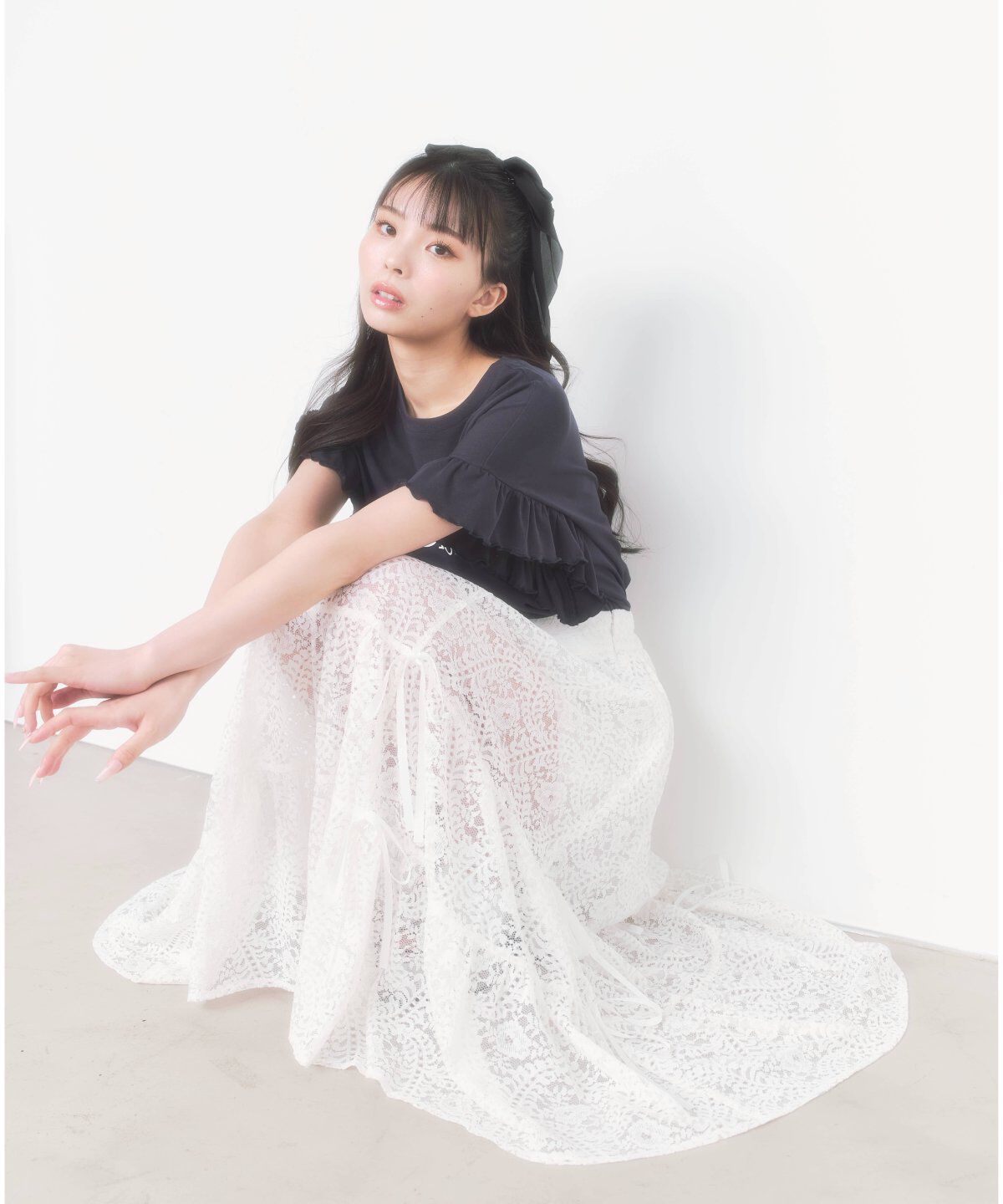 REDYAZEL「フリル袖Tシャツ」|Tシャツ・カットソー|