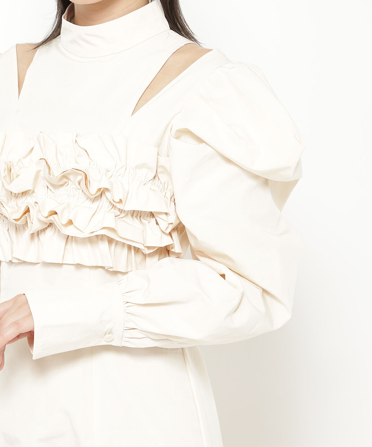 REDYAZEL「フリルドロストワンピース」|ワンピース|