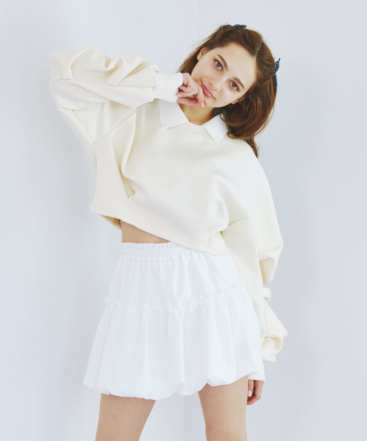 REDYAZEL「バルーンミニスカート」|フレア|