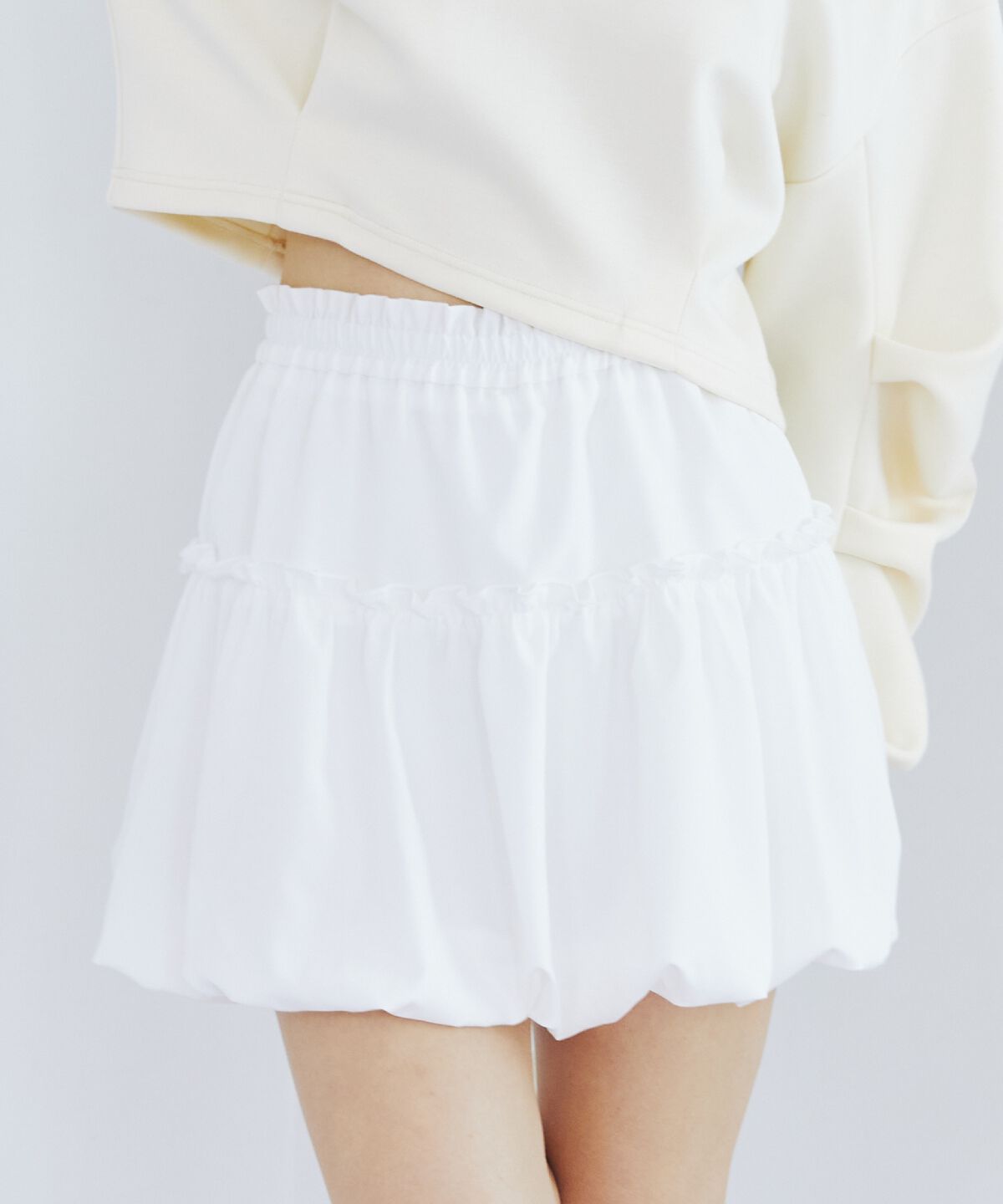 REDYAZEL「バルーンミニスカート」|フレア|