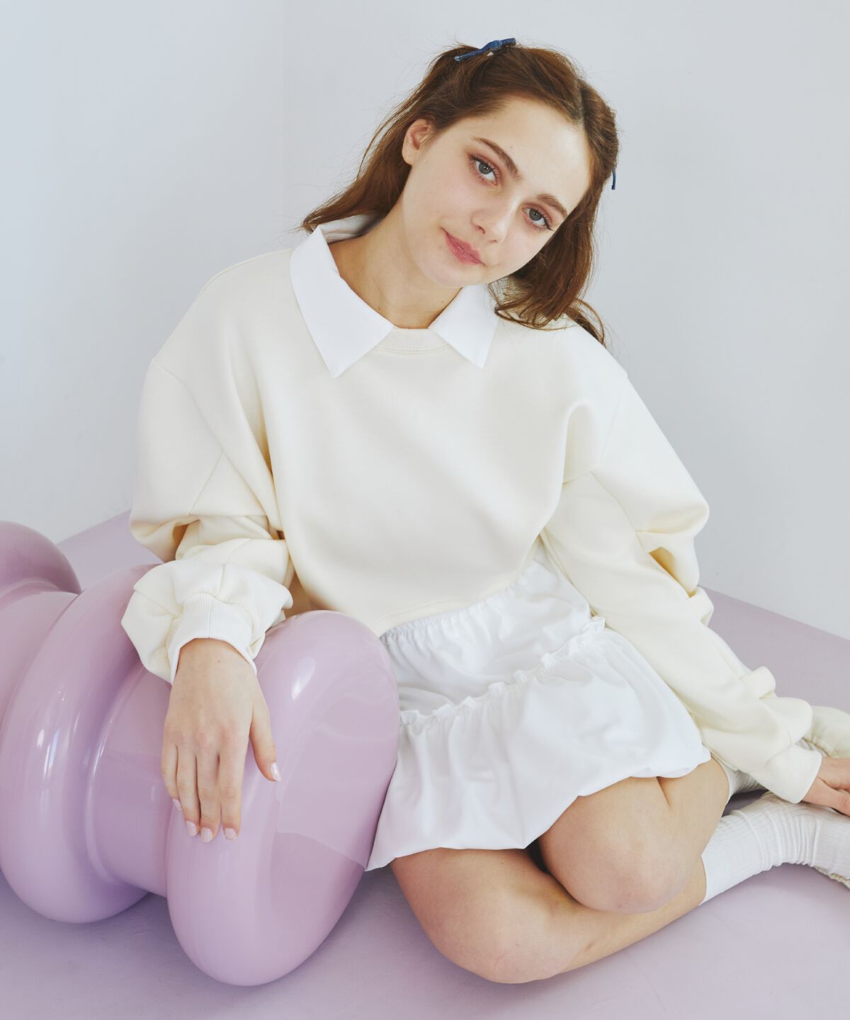 REDYAZEL「バルーンミニスカート」|フレア|