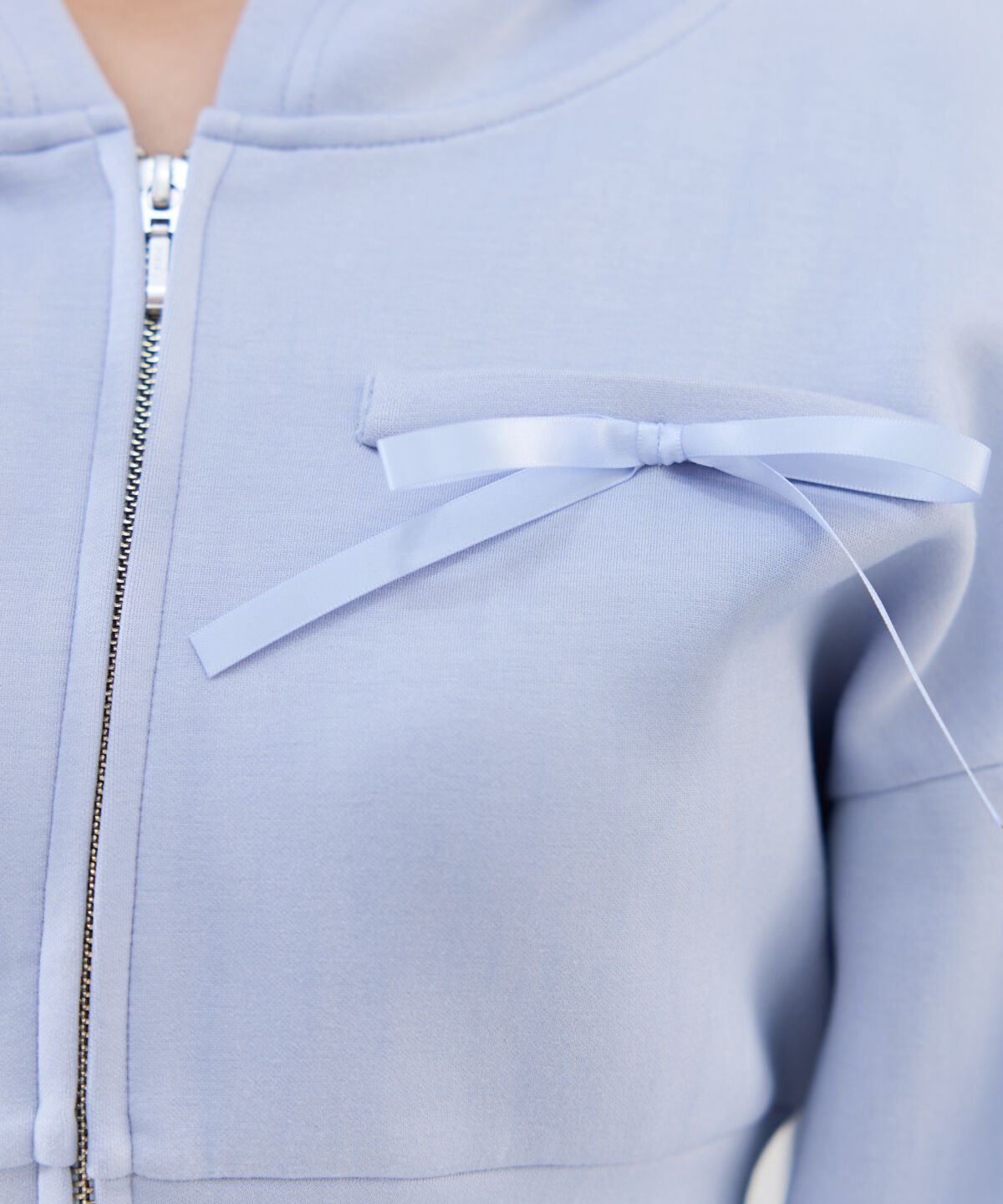 REDYAZEL「ダンボールリボンハーフスリーブショートフーディー」|パーカー|