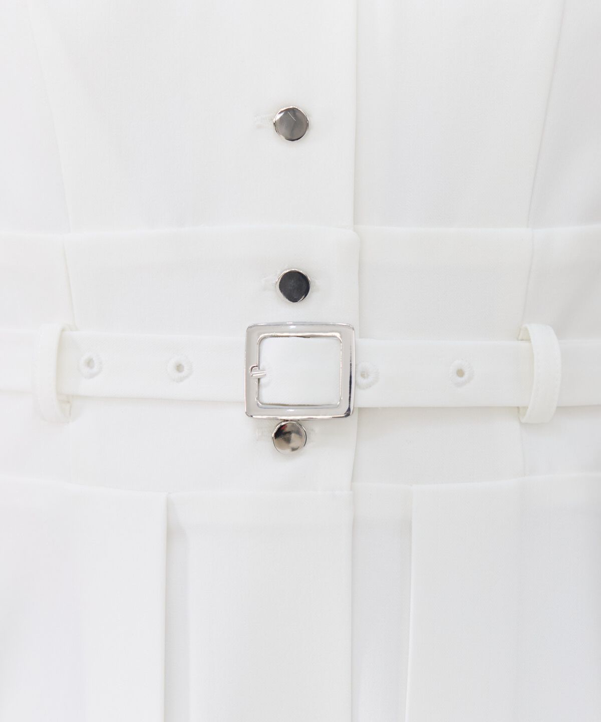 REDYAZEL「シャドーストライプノースリーブシャツワンピース」|ワンピース|