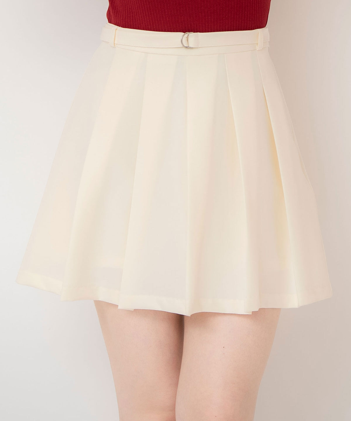 REDYAZEL「プリーツスカートルックショートパンツ」|キュロット|