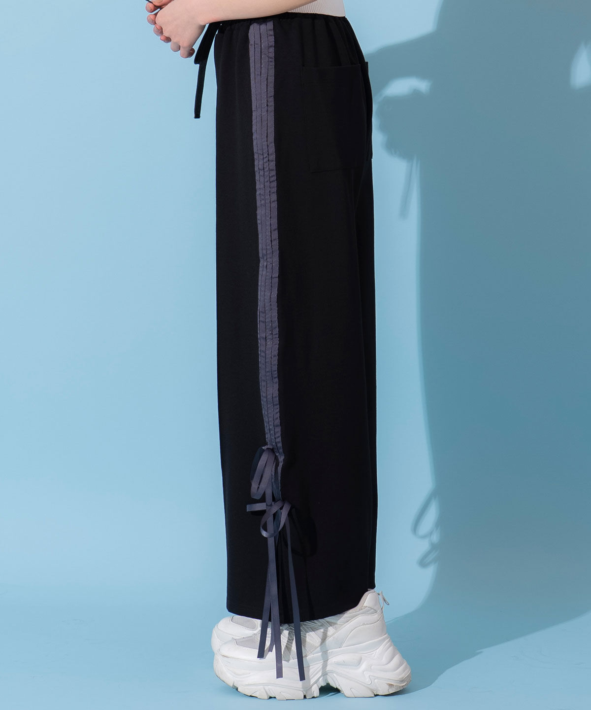 REDYAZEL「ダブルリボンラインイージーパンツ」|その他|