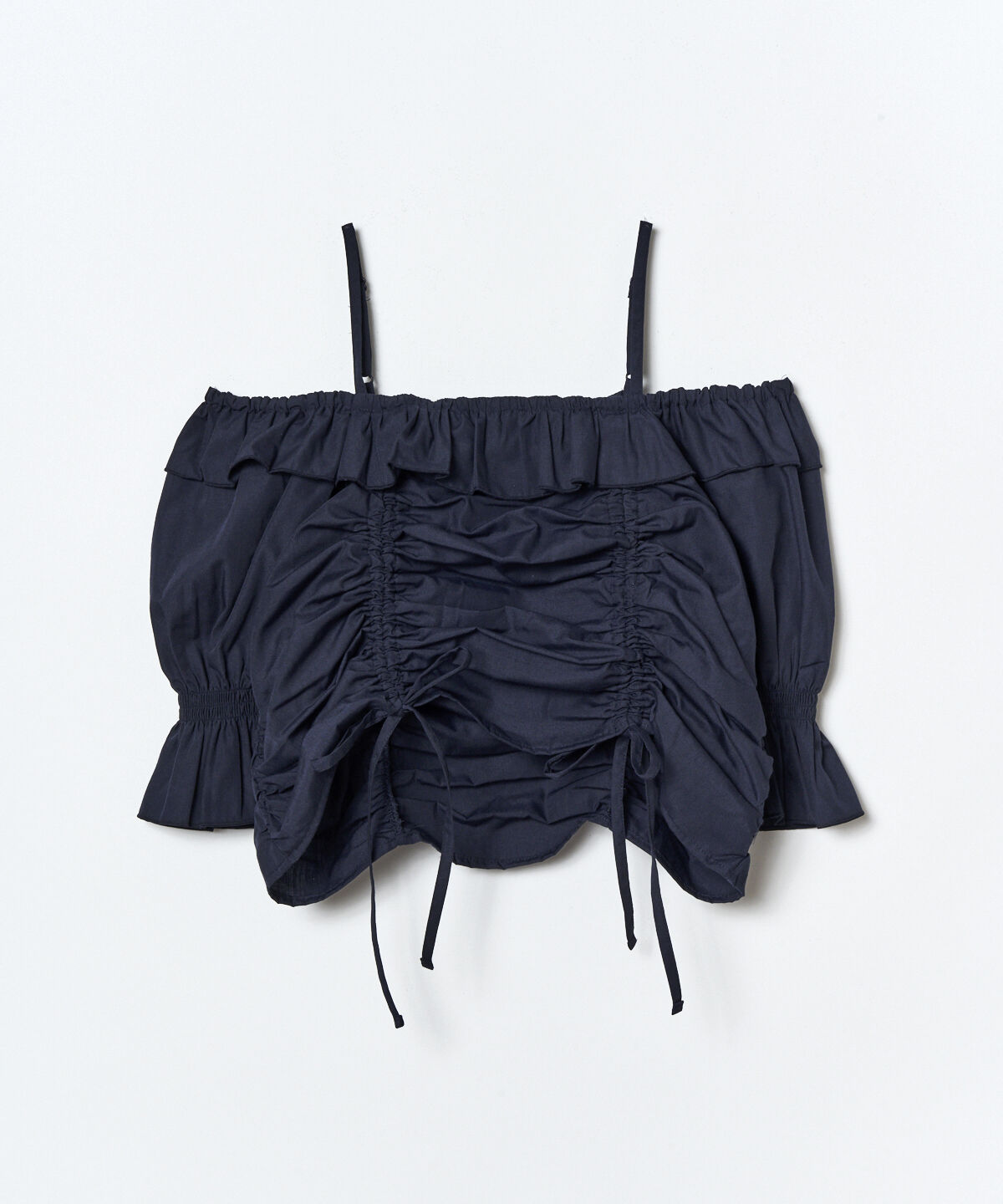 REDYAZEL「ドロストフリルオフショルブラウス」|シャツ・ブラウス|