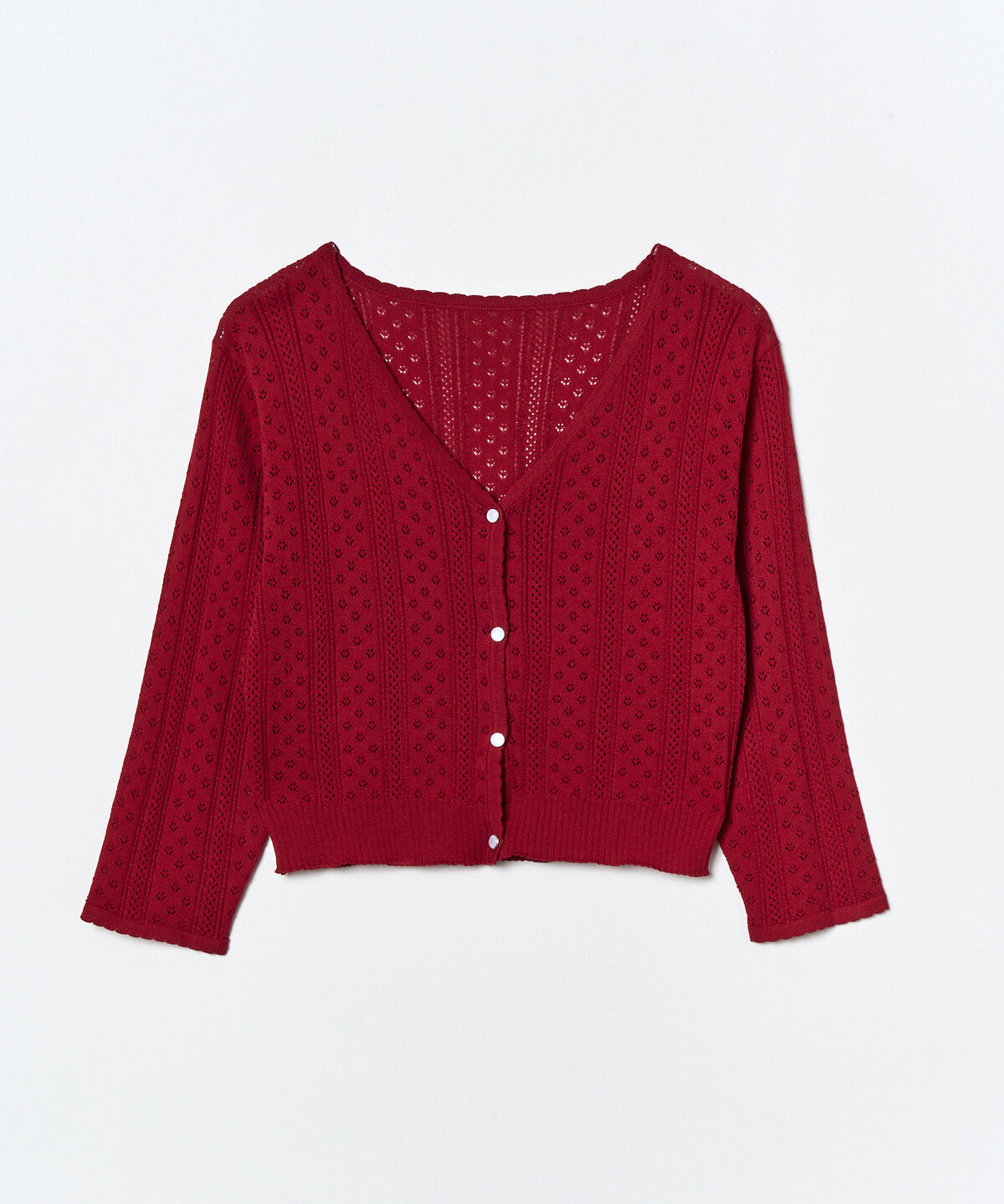 REDYAZEL「レースサマーニットカーディガン」|カーディガン|