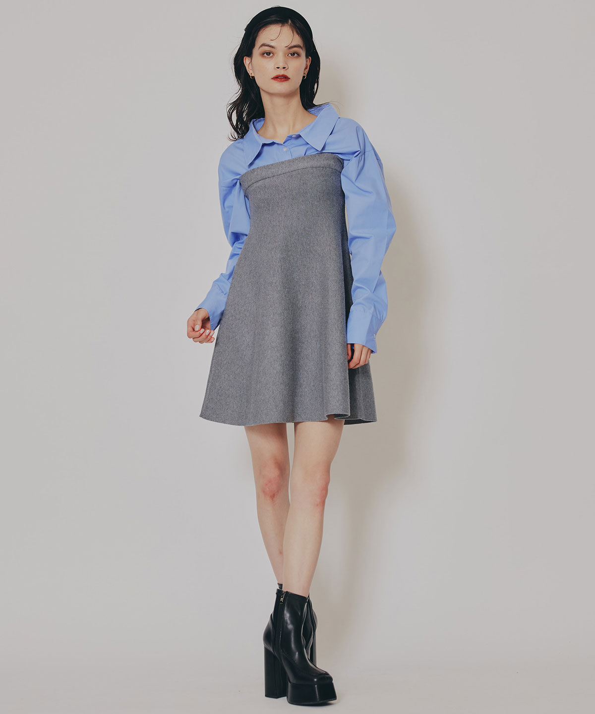 REDYAZEL「マルチWAYドッキングニットワンピース」|ワンピース|