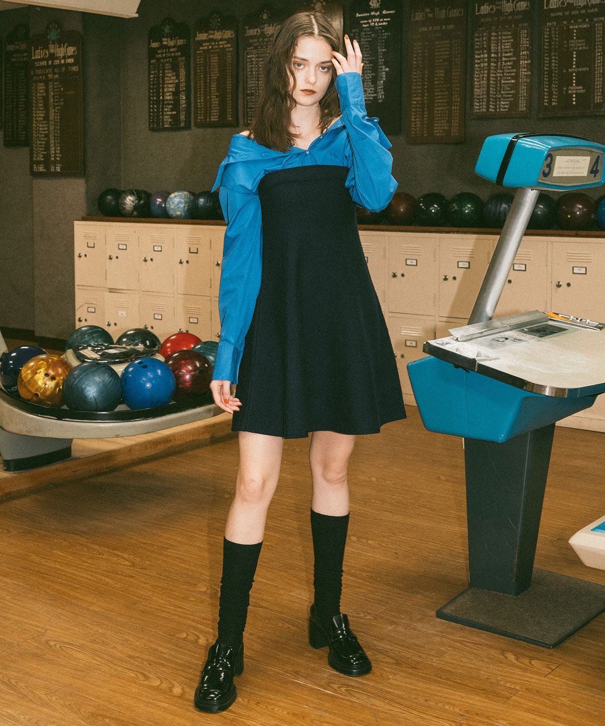 REDYAZEL「マルチWAYドッキングニットワンピース」|ワンピース|