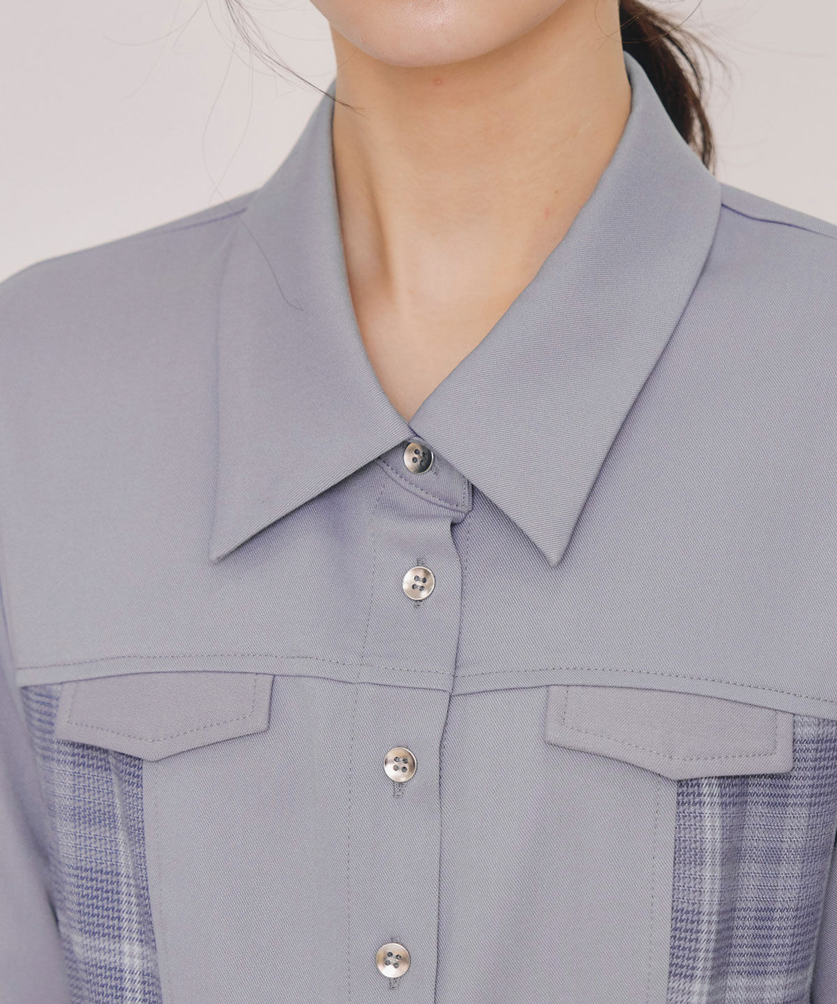 REDYAZEL「チェックパネルロングワンピース」|ワンピース|