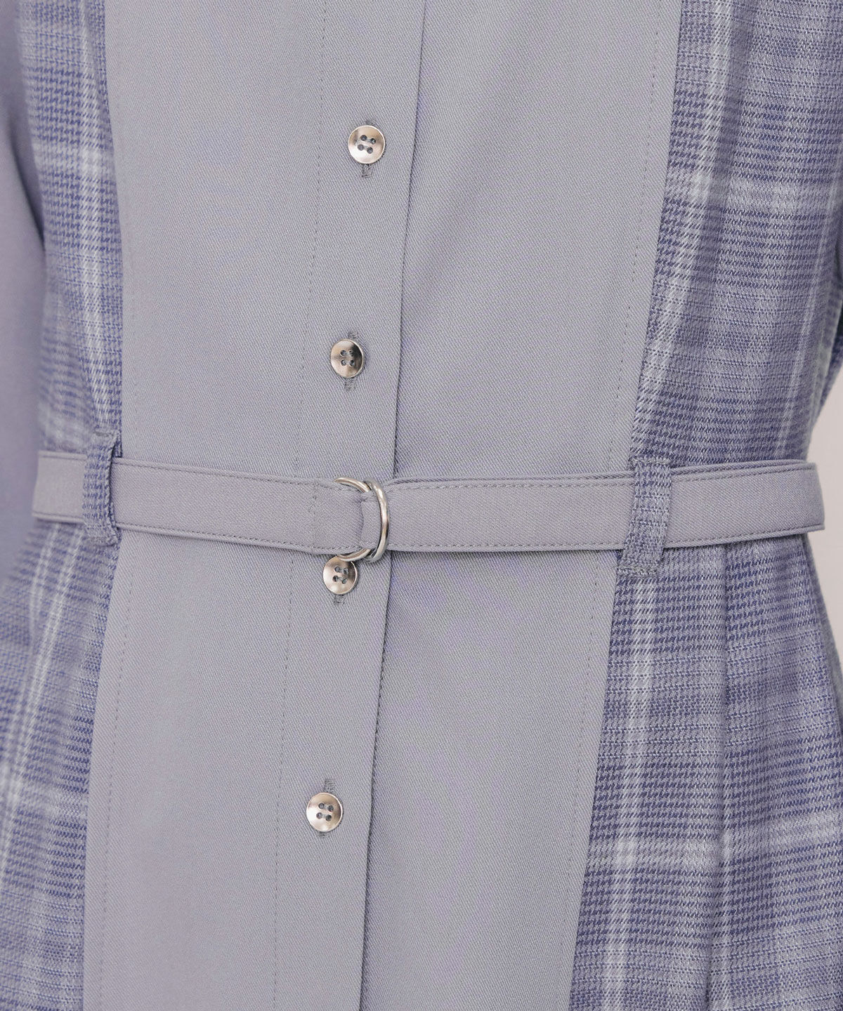 REDYAZEL「チェックパネルロングワンピース」|ワンピース|