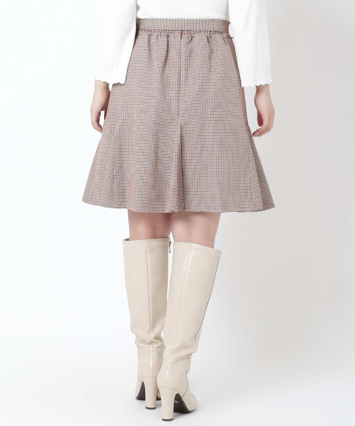 WILLSELECTION「グレンチェックフレアスカート」|フレア|