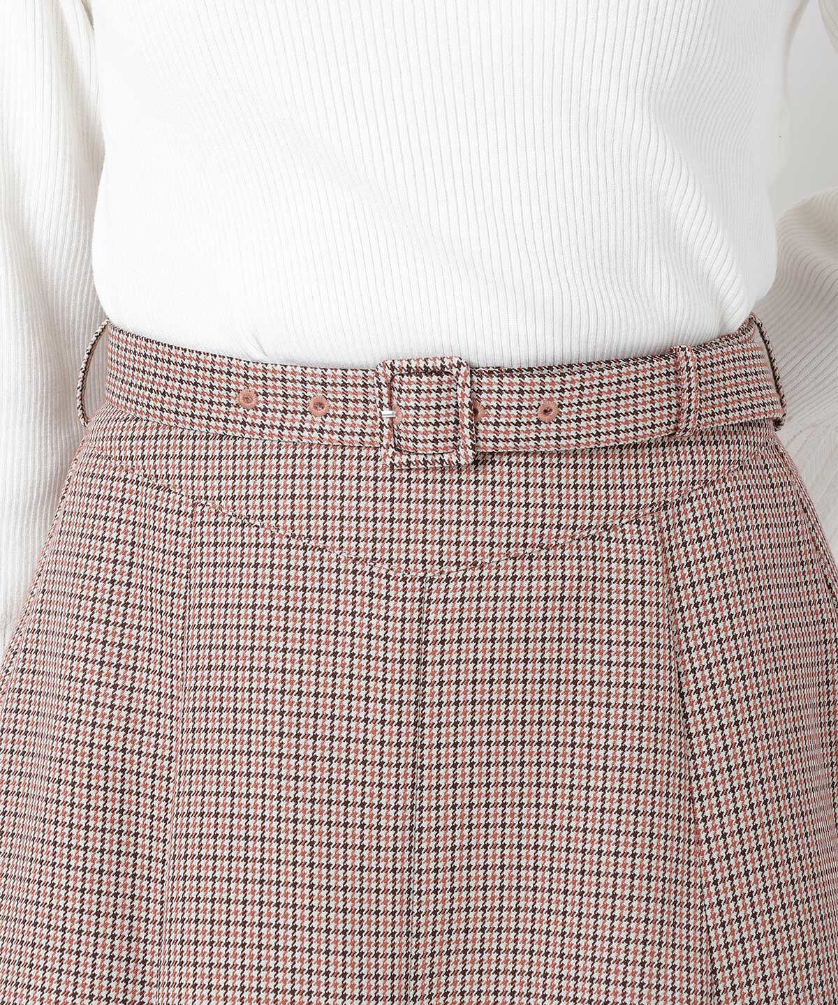 WILLSELECTION「グレンチェックフレアスカート」|フレア|