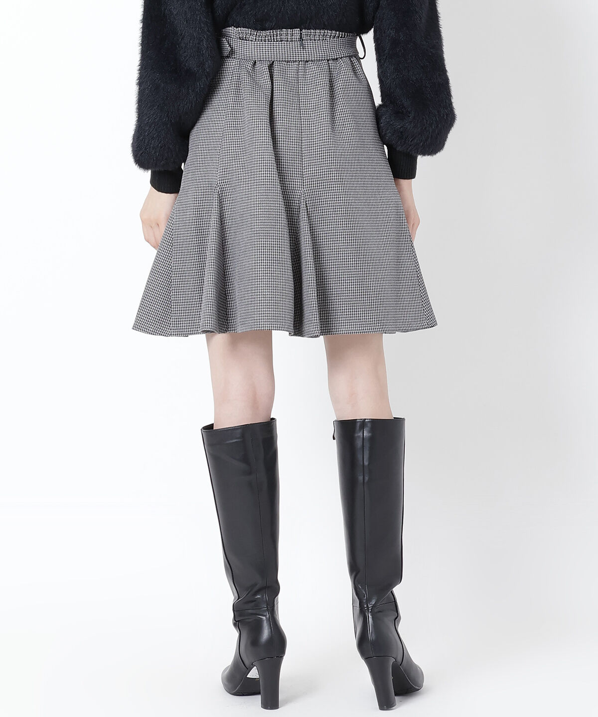 WILLSELECTION「グレンチェックフレアスカート」|フレア|