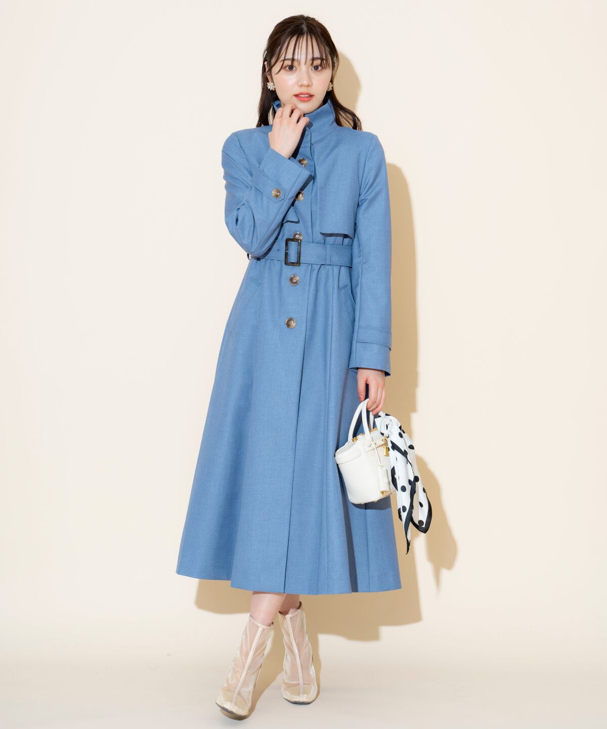 WILLSELECTION「スタンドカラーシングルトレンチコート」|トレンチコート|