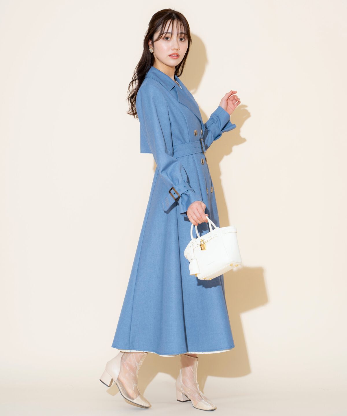 WILLSELECTION「Wボタンスプリングコート」|トレンチコート|