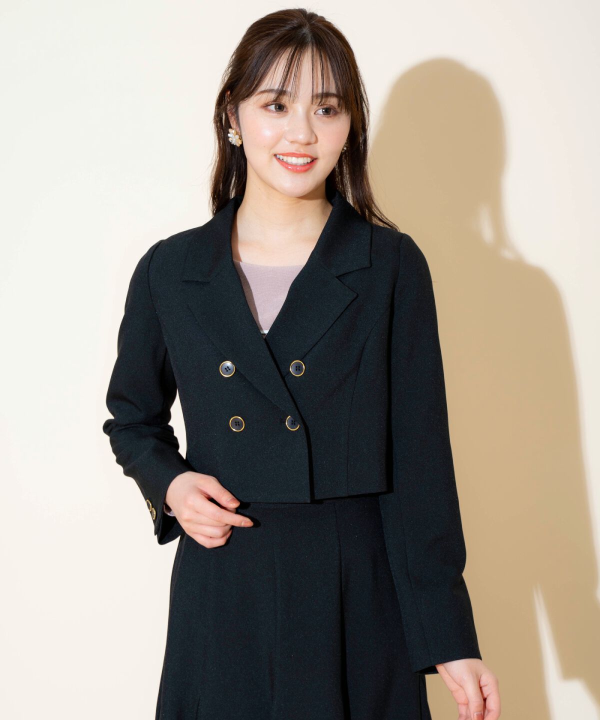 WILLSELECTION「ダブルボタンショートジャケット」|テーラードジャケット|