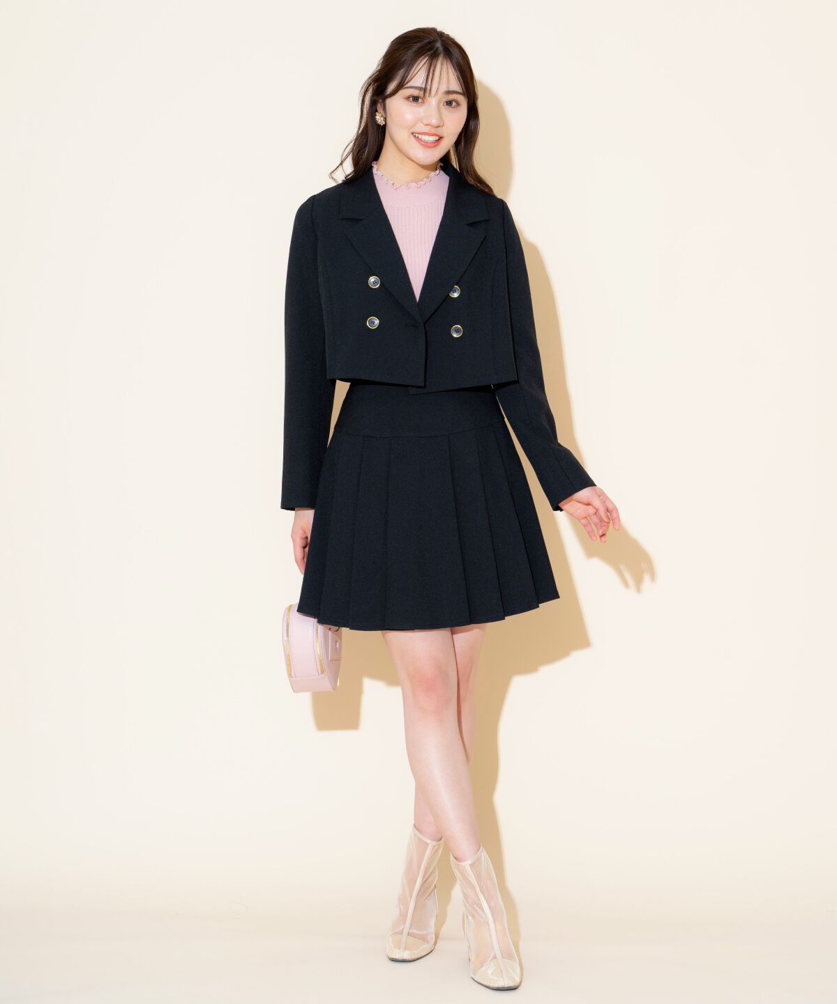 WILLSELECTION「ダブルボタンショートジャケット」|テーラードジャケット|