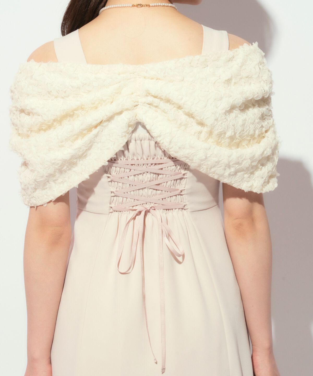 WILLSELECTION「リボンオフショルドレス」|ドレス|