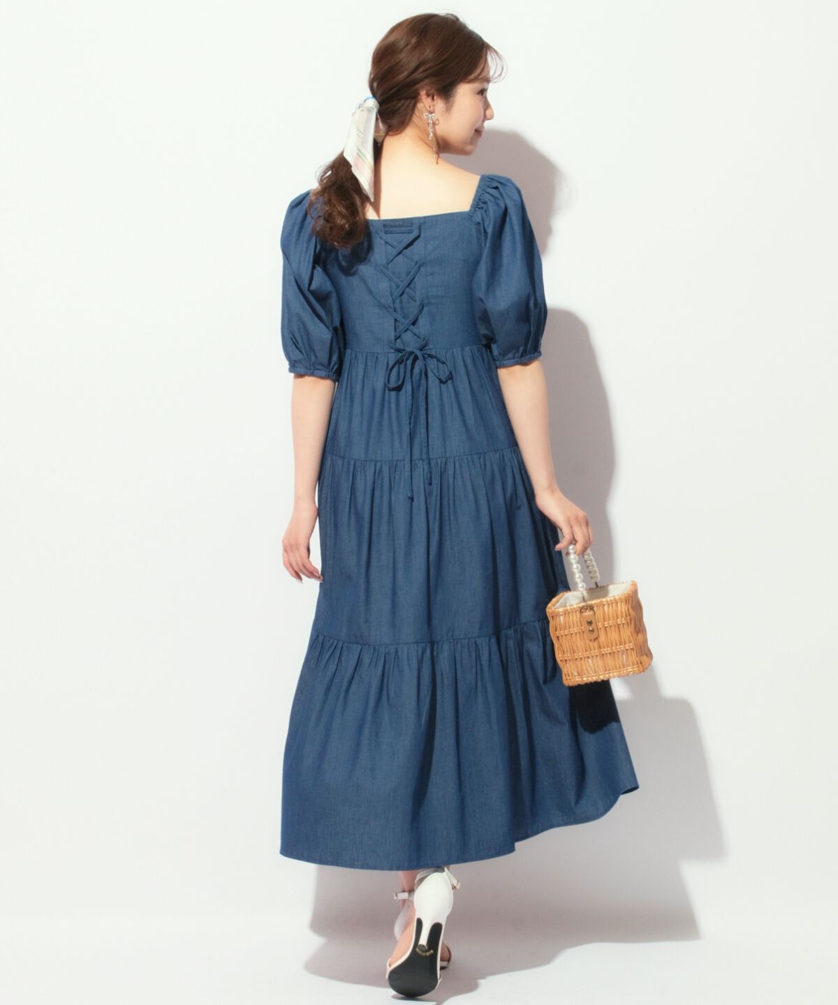 WILLSELECTION「ボリューム袖ティアードワンピース」|ワンピース|