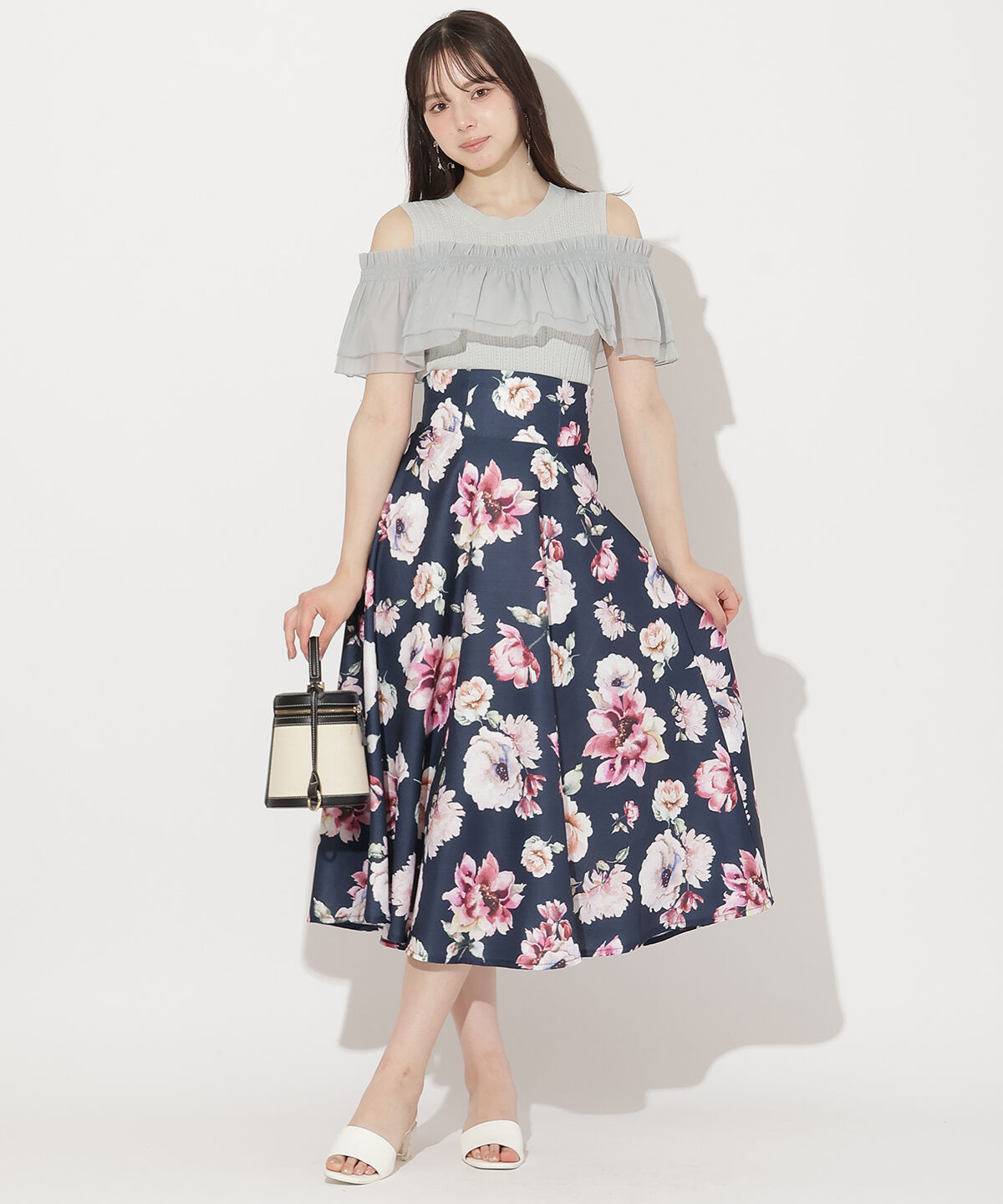 WILLSELECTION「レイヤード風オフショルプルオーバー」|ニット・セーター|