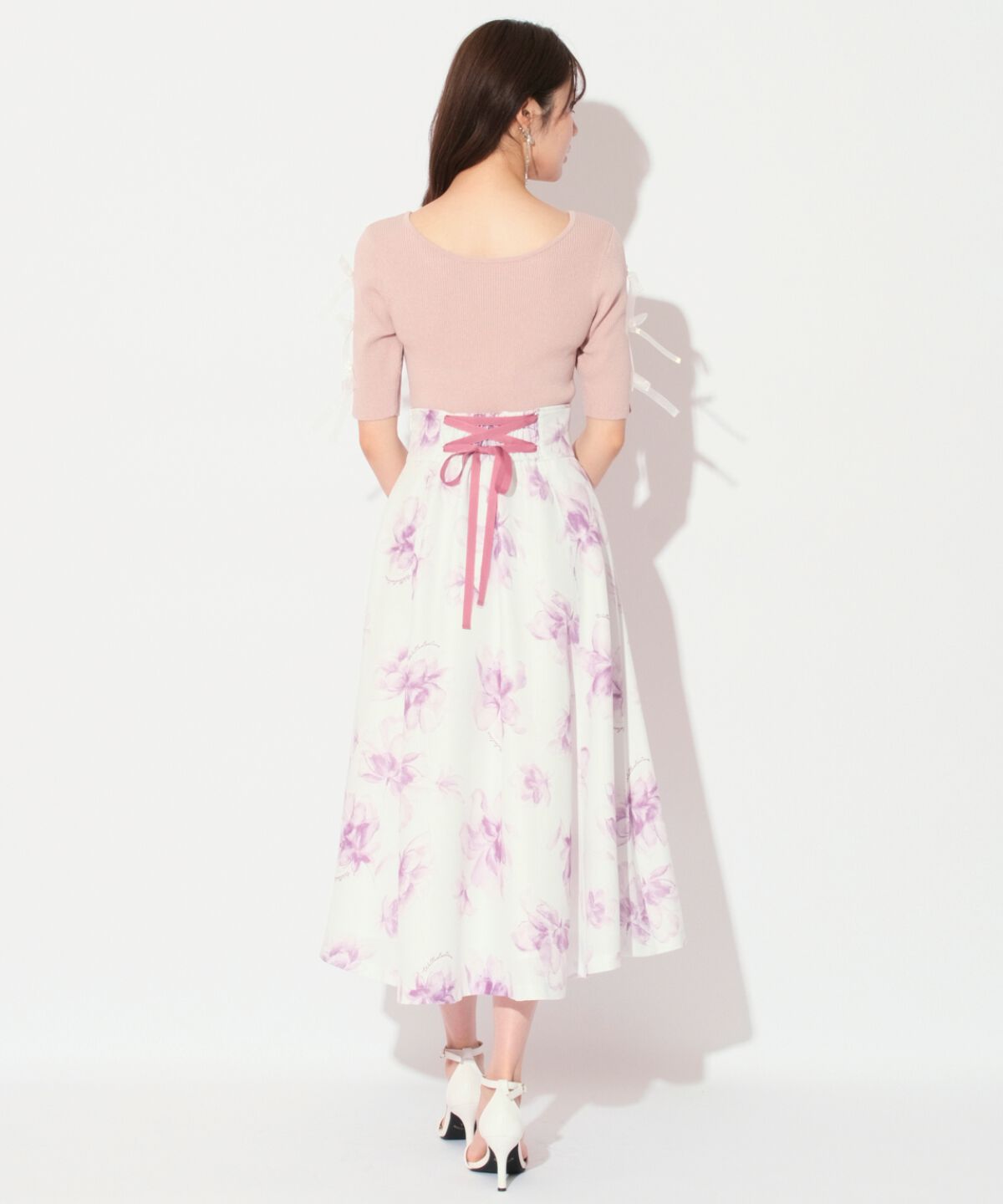 WILLSELECTION「袖リボンニットプルオーバー」|ニット・セーター|