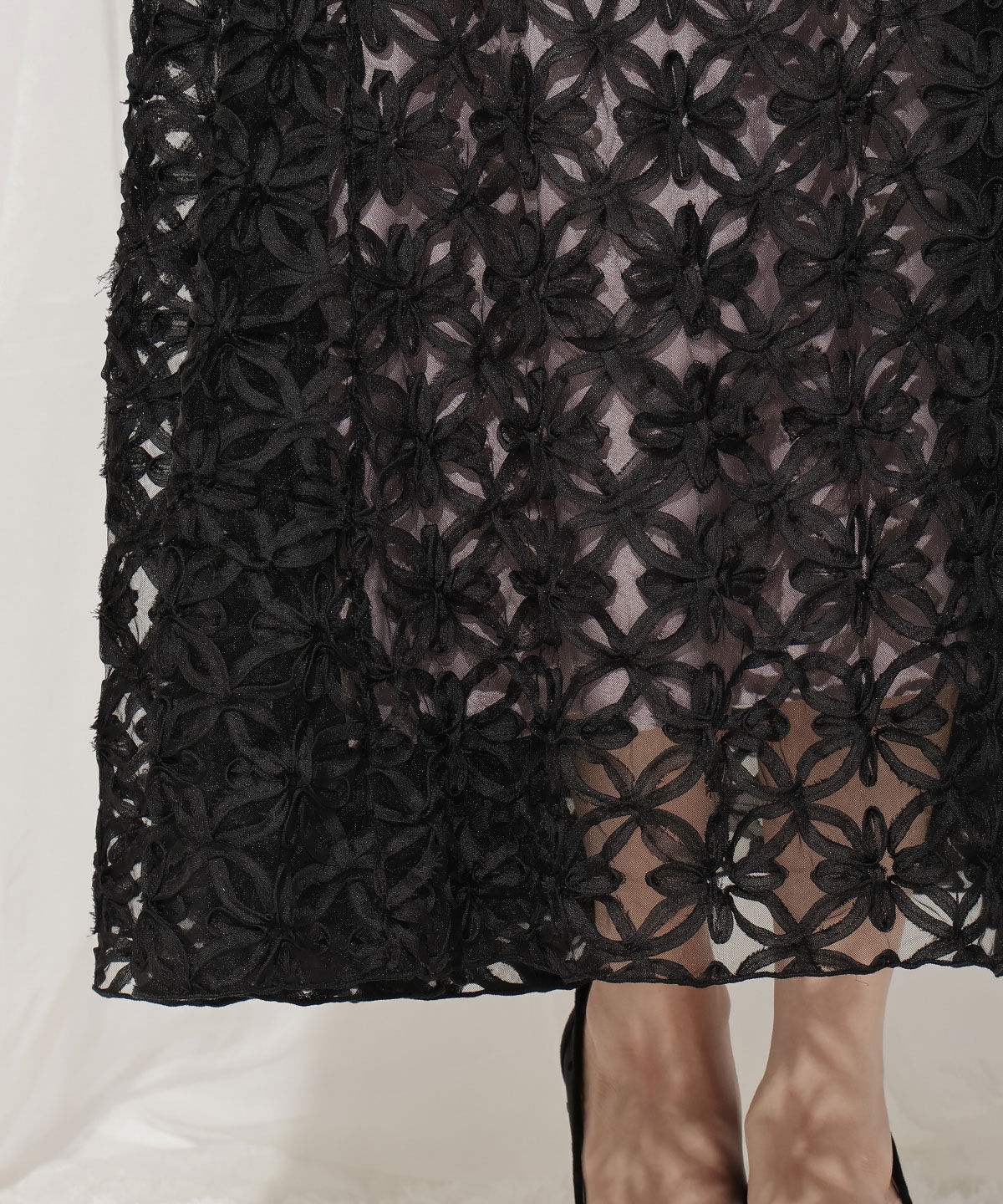 WILLSELECTION「ブラウス&times;フラワーレースドレス」|ドレス|