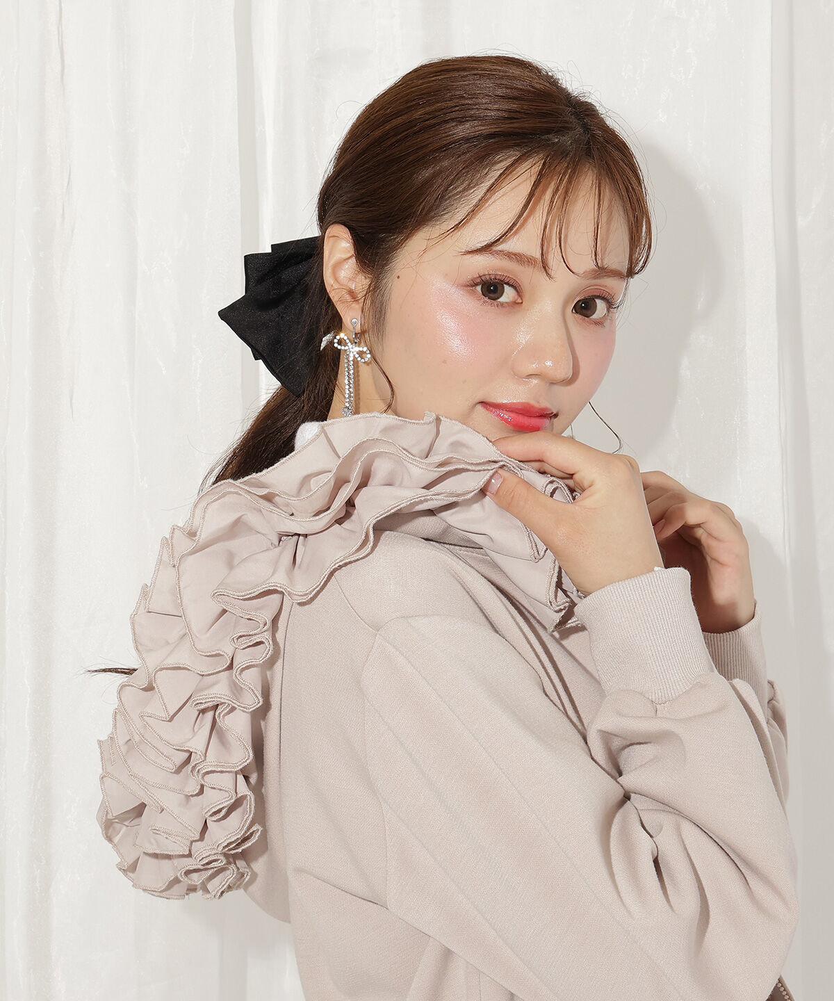 WILLSELECTION「フードフリルパーカー」|パーカー|