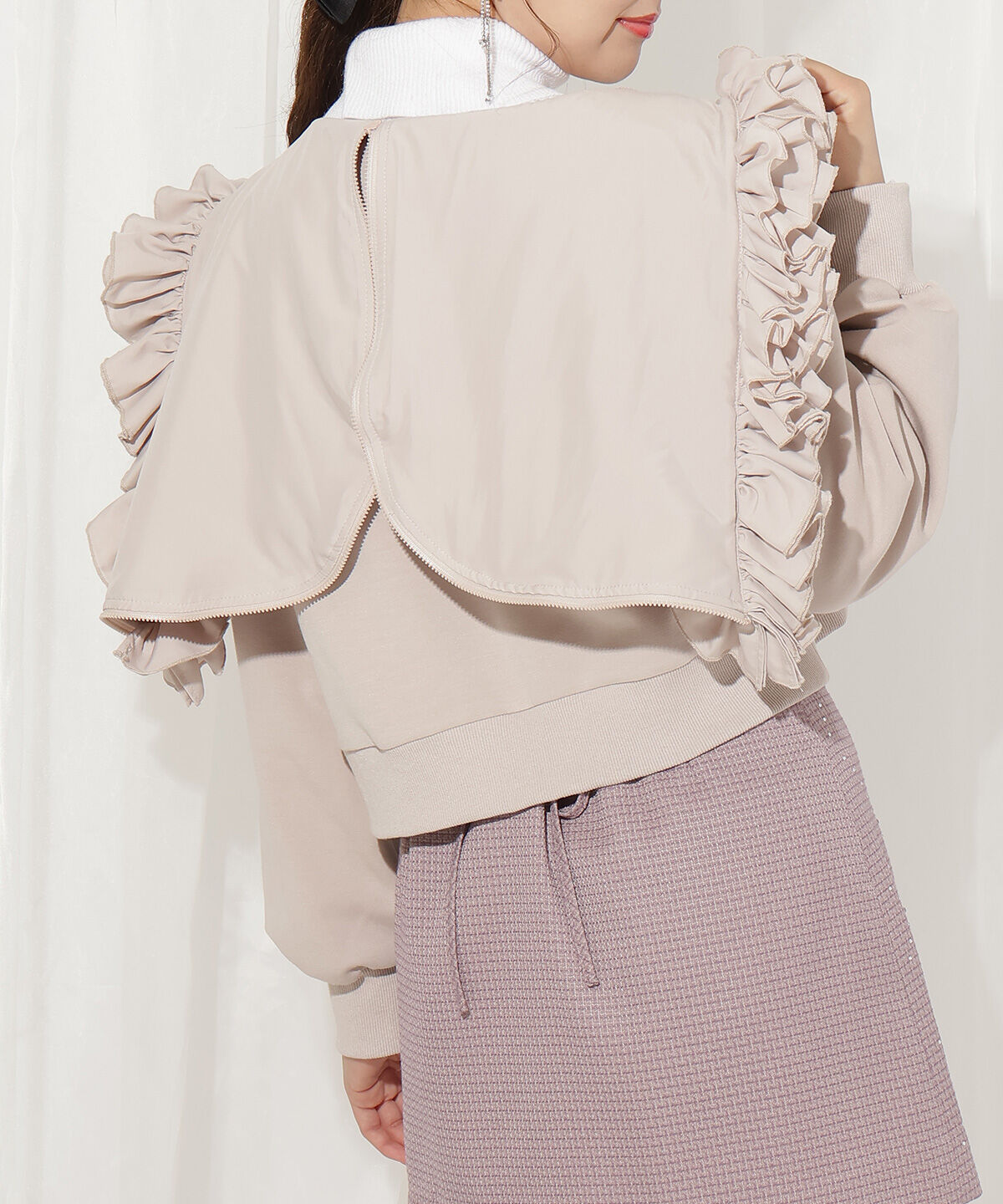 WILLSELECTION「フードフリルパーカー」|パーカー|