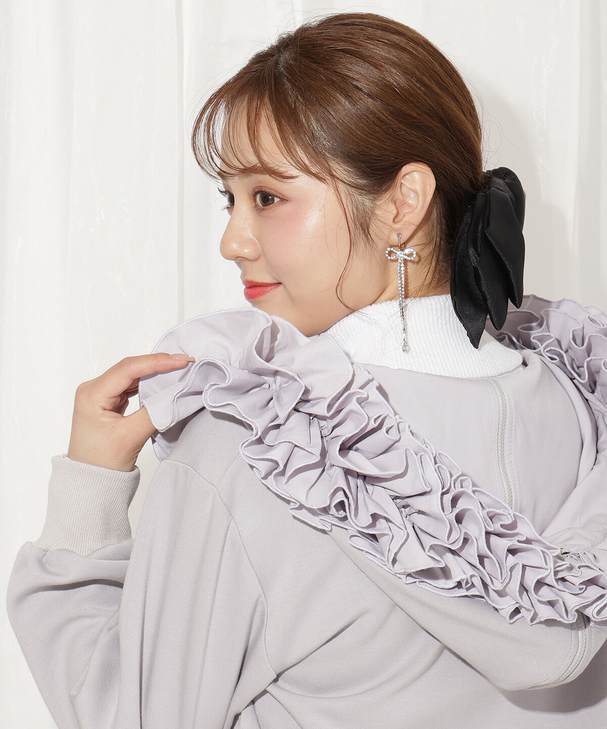 WILLSELECTION「フードフリルパーカー」|パーカー|