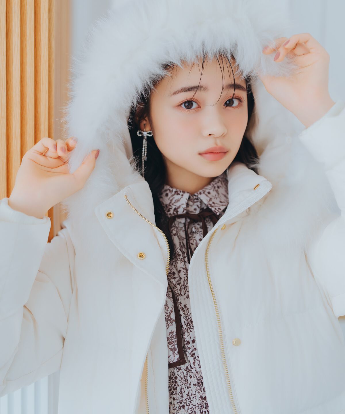 WILLSELECTION「FOXファー付きロングダウン」|ダウン|