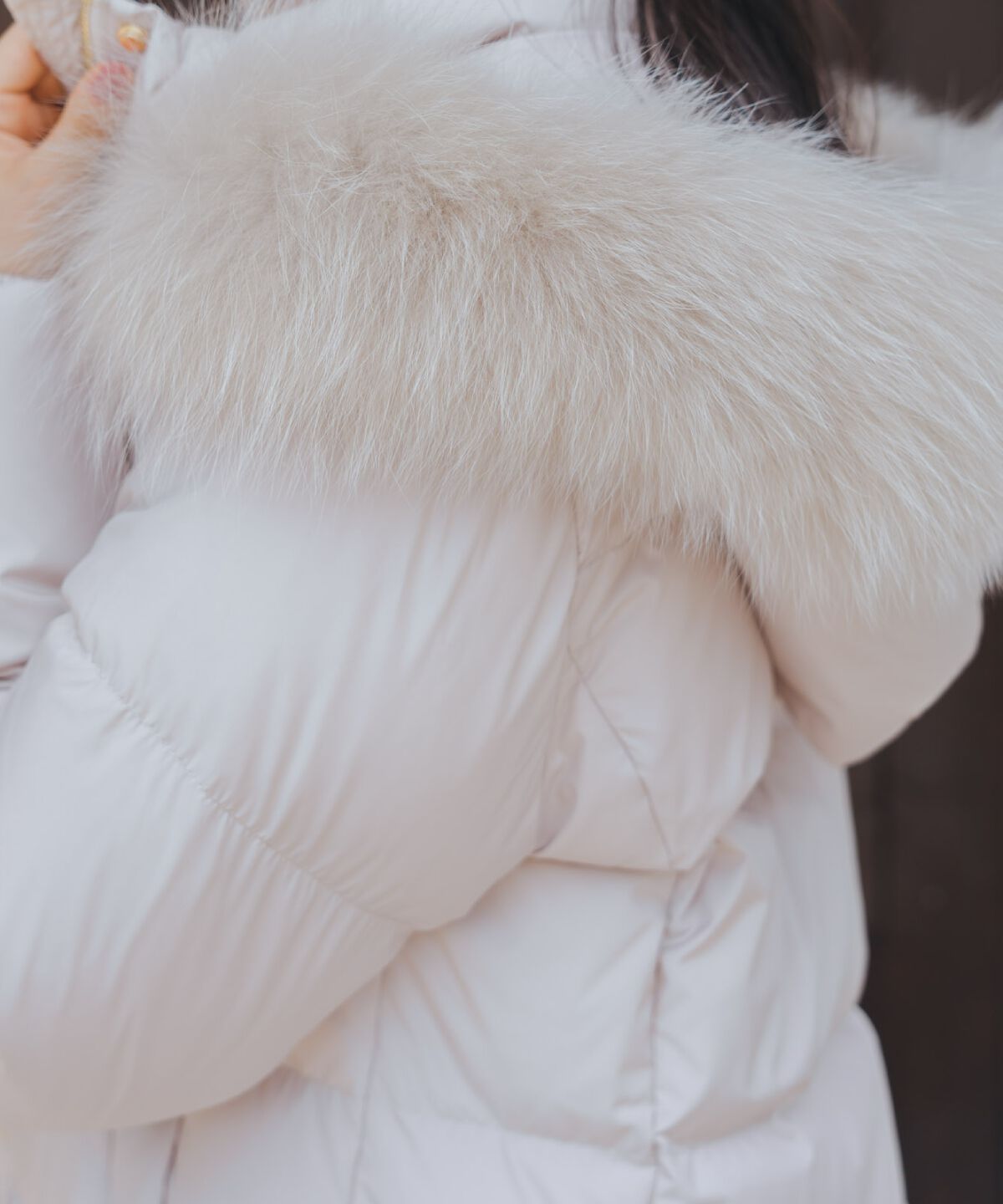 WILLSELECTION「FOXファー付きロングダウン」|ダウン|