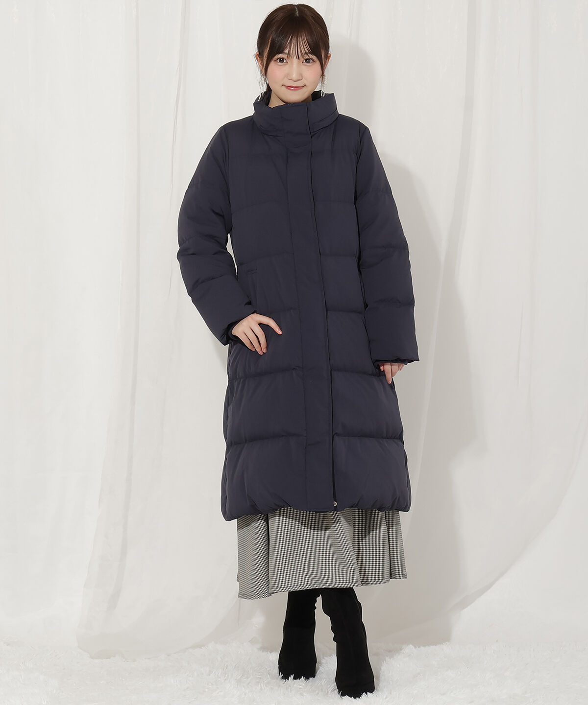 WILLSELECTION「FOXファー付きロングダウン」|ダウン|