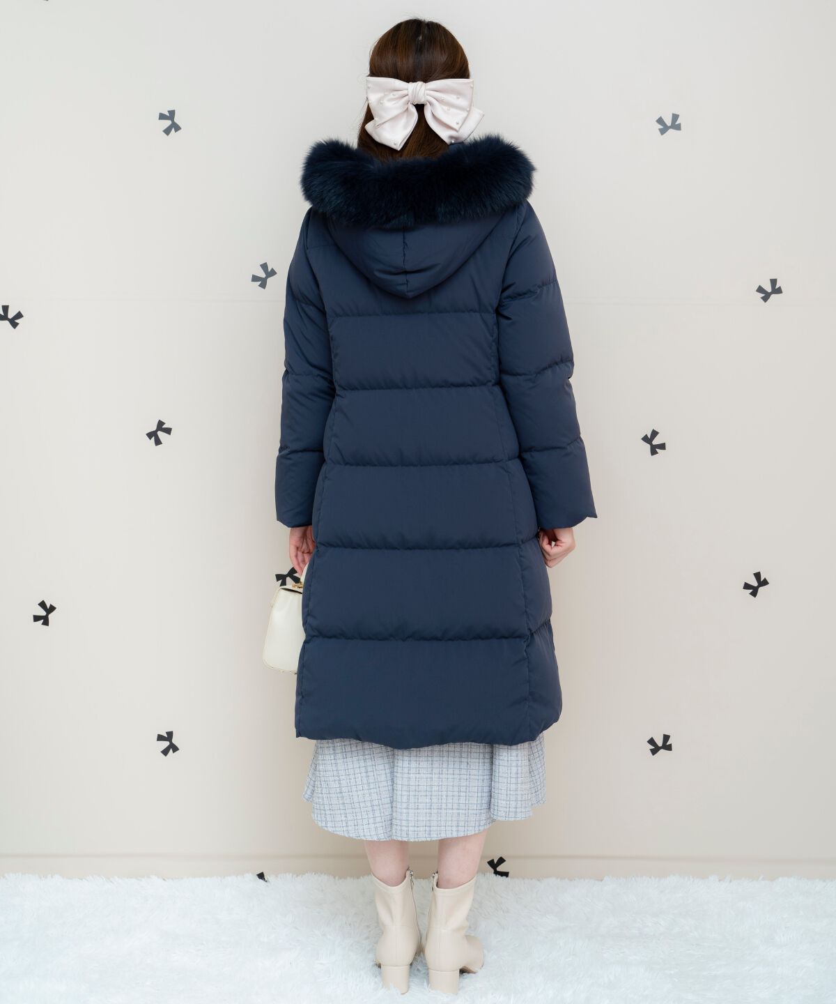 WILLSELECTION「FOXファー付きロングダウン」|ダウン|