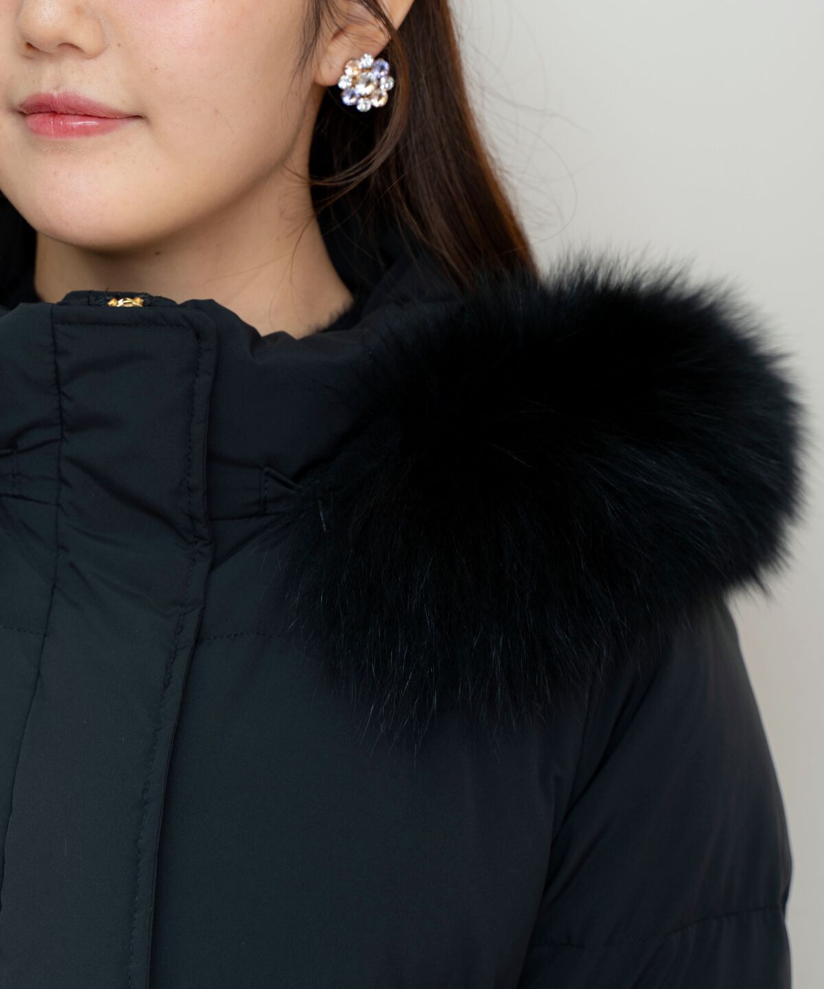 WILLSELECTION「FOXファー付きロングダウン」|ダウン|