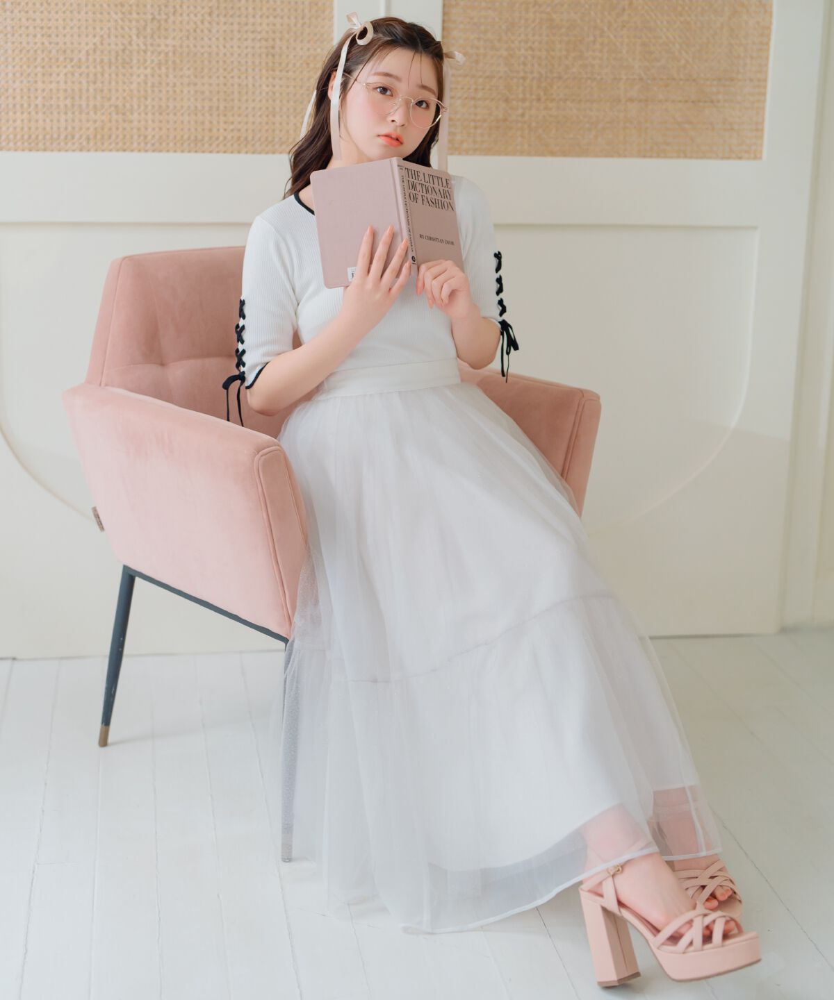 WILLSELECTION「ラメチュールティアードスカート」|フレア|オフ