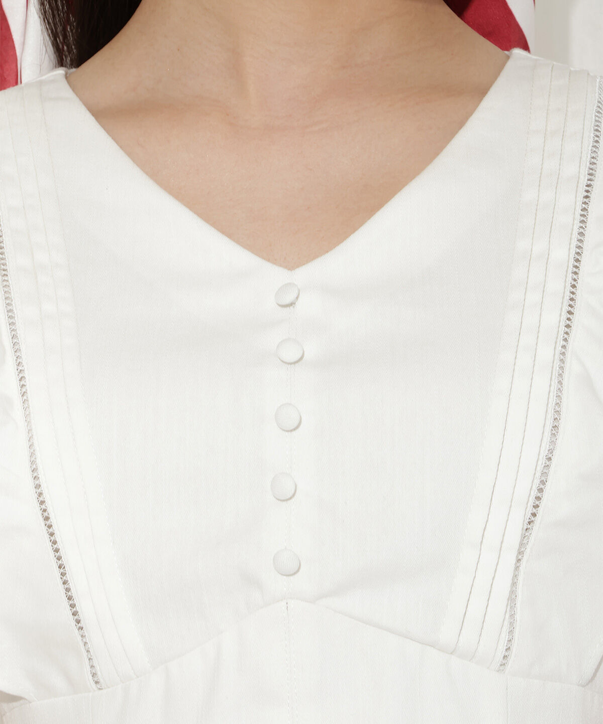 WILLSELECTION「バックリボンラッフルスリーブワンピース」|ワンピース|