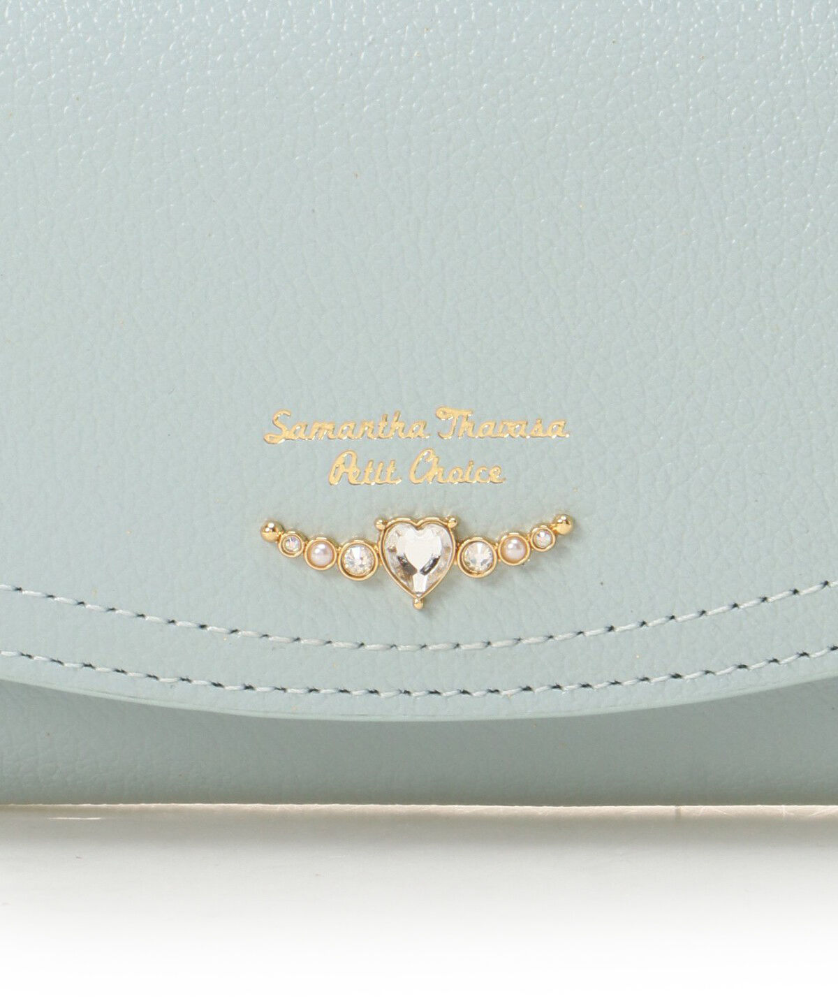 Samantha Thavasa Petit Choice「クリアハートビジュー 長財布」|財布|