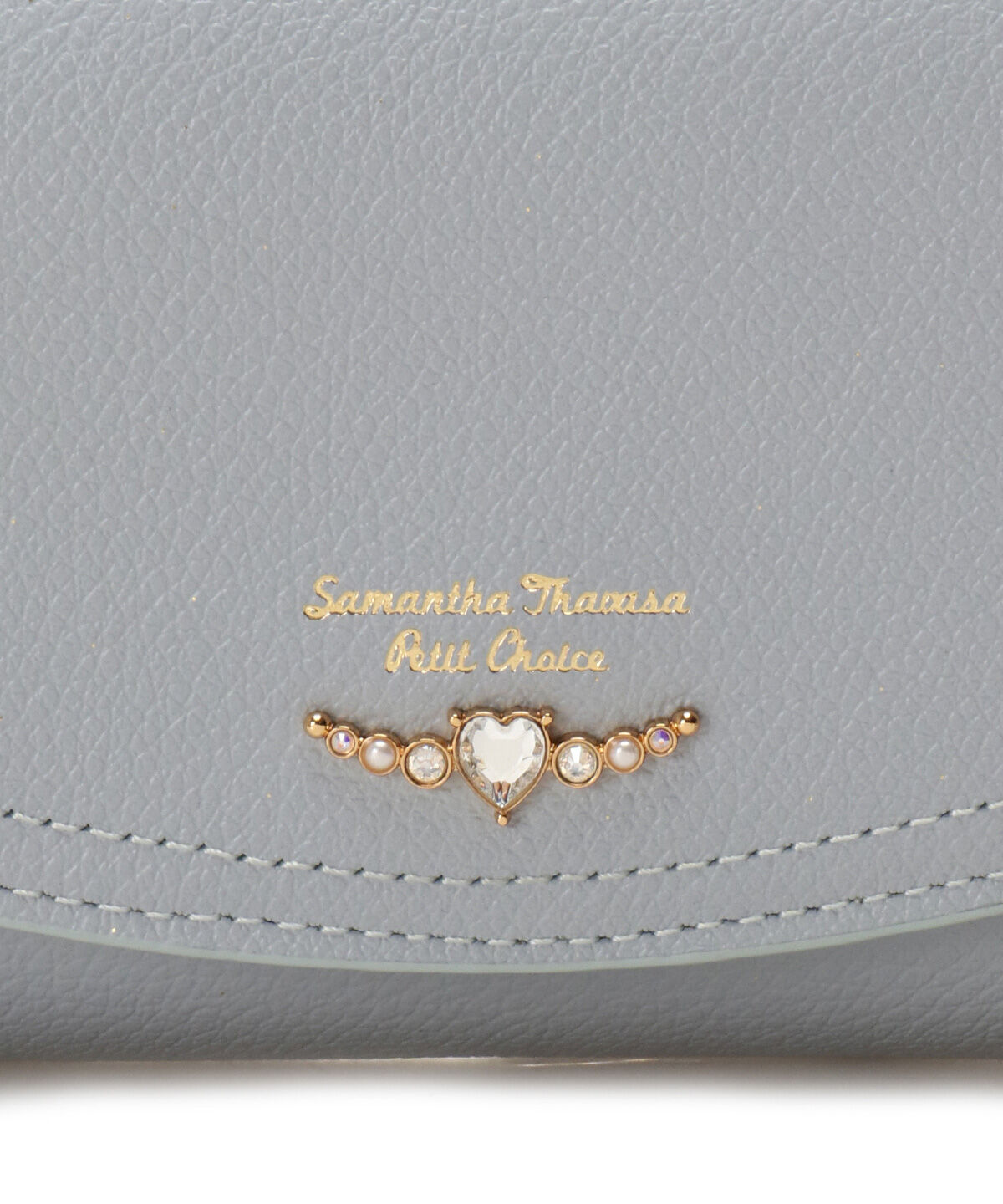 Samantha Thavasa Petit Choice「クリアハートビジュー 長財布」|財布|