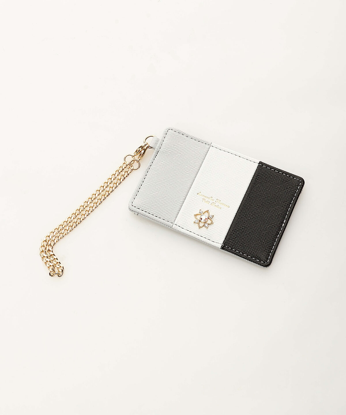 Samantha Thavasa Petit Choice「センターモチーフトリコロールカラー パスケース」|定期入れ|