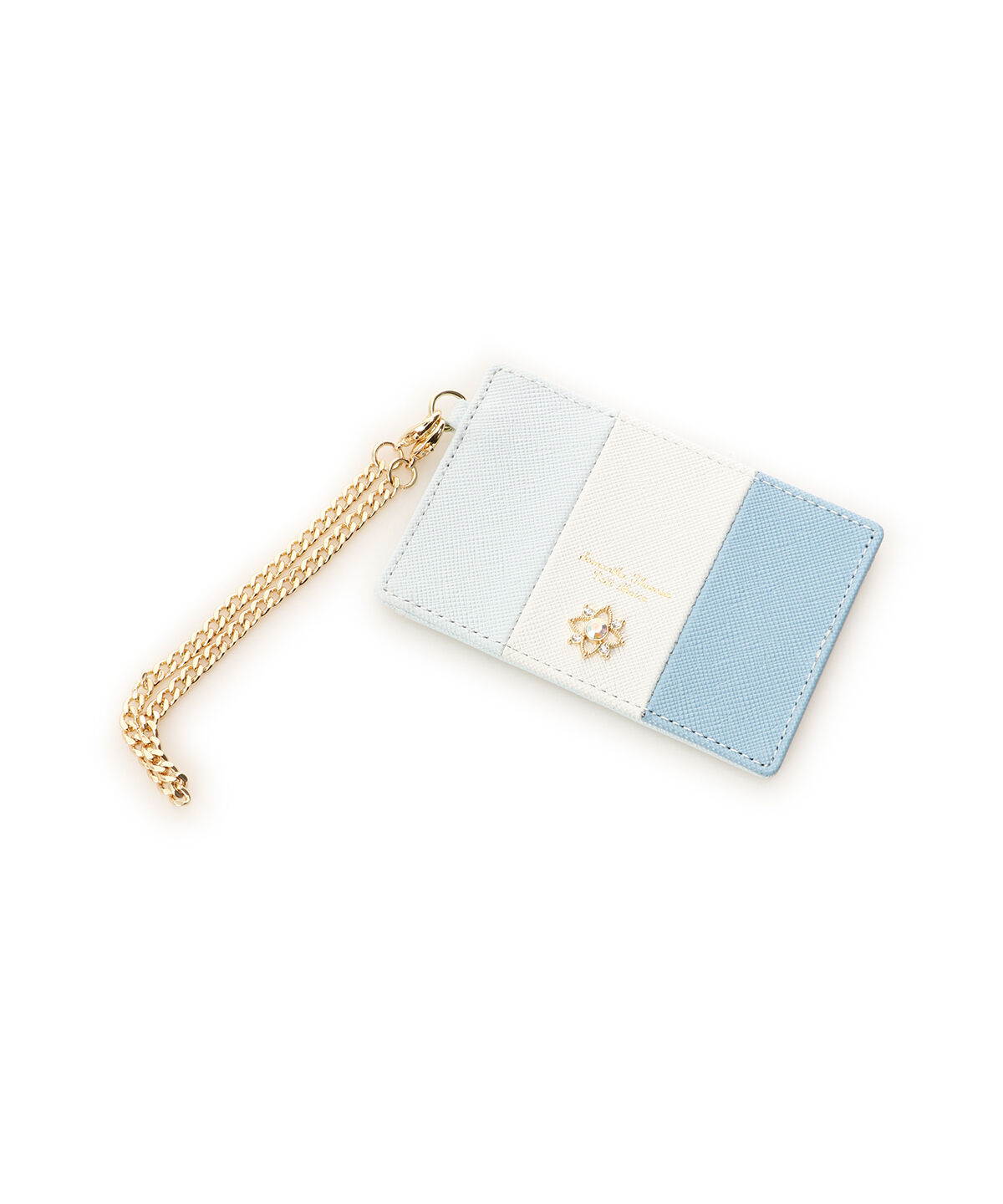 Samantha Thavasa Petit Choice「センターモチーフトリコロールカラー パスケース」|定期入れ|